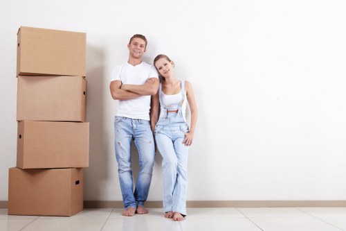 Moving truck service planning for a Holborn street move