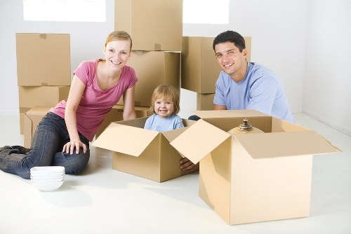 Movers helping with a residential relocation in Holborn