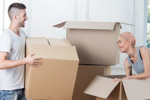Central London office move with careful loading and access management
