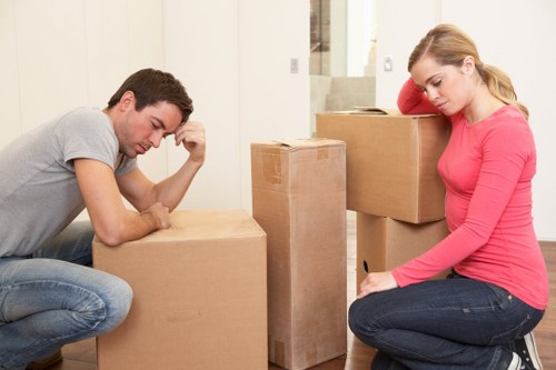 Furniture moving assistance in a Holborn apartment building