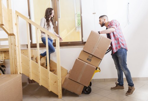 Local removals van assisting with residential and office moves in Holborn