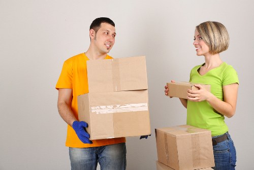 Packing and loading support for a home move in central London